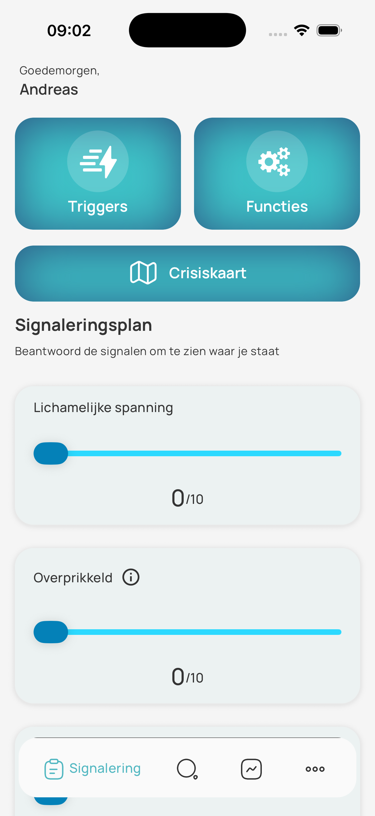 crisiskaart of noodkaart