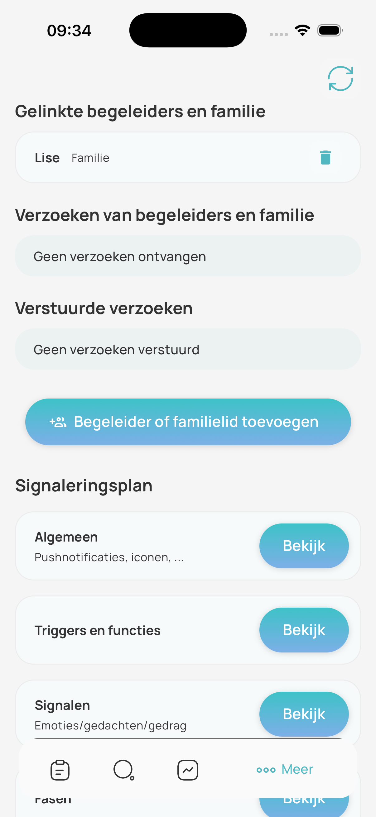 familielid betrokken bij je signaleringsplan